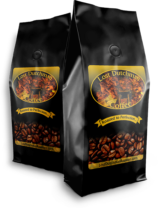 Two packs of our Lost Dutchman Coffee, Roasted to Perfection