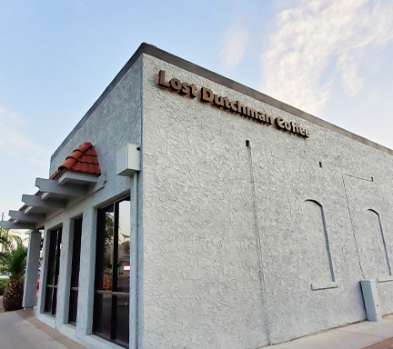 Lost Dutchman Coffee Shop from the outside