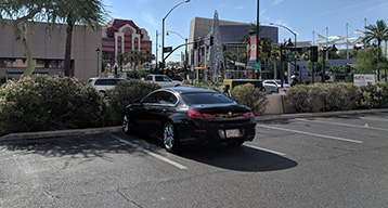 Lost Dutchman Coffee Shop's parking lot